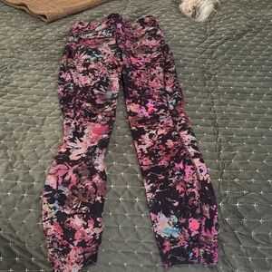 lululemon athletica Multicolor Floral Leggings